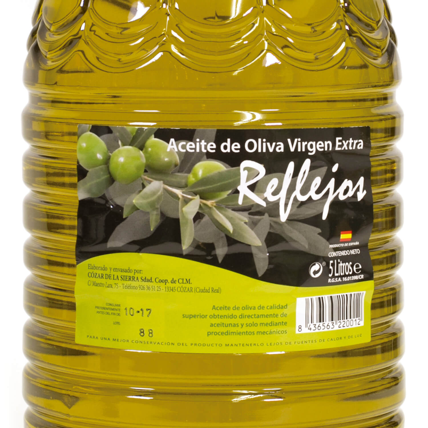 Aceite de oliva virgen extra 5l al mejor precio- Lote 3 garrafas